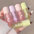 1PC Gege bear Fruit Hydrating Plumping Lip Gloss Crystal Jelly Long Lasting Not Sticky Clear Lips Oil Beauty Care Comestic Tools. 