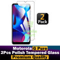 Motorola G Pure Glass Protector Polish Screen Tempered For Motorola G Pure - 2Pcs. 