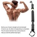 30KG Power Twister Spring Arm Rod Spring Exerciser | Bar Arm Muscular Strength – Black. 