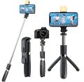 Original 4 in 1 Wireless Selfie Stick Tripod With Light and Without Light, Bluetooth Shutter Selfie Light, Foldable Selfie Stick For Phones and Tripod Stand, Bluetooth Shutter Video Photography Traveling Tiktok YouTube Videos Vlogs. 