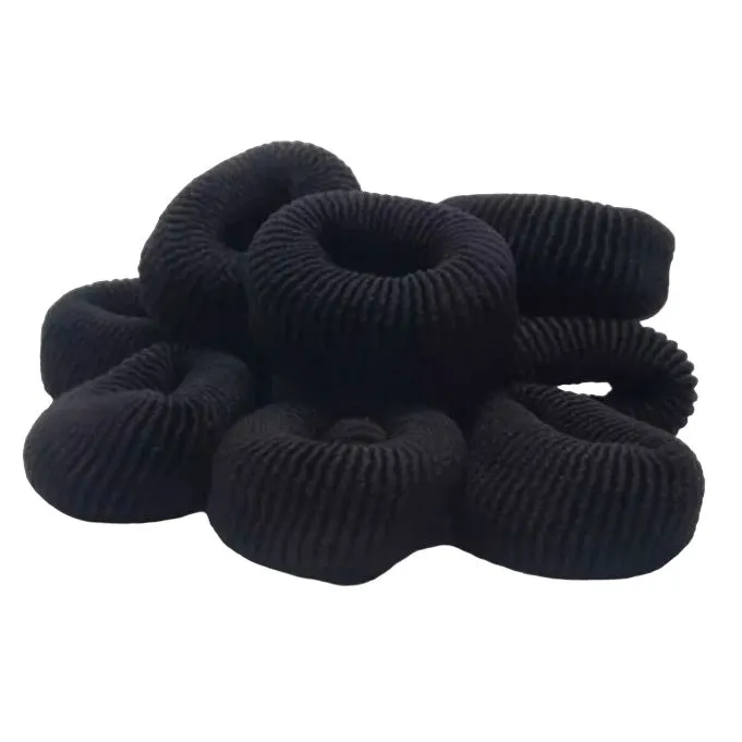 Pack%20of%2012%20Large%20Black%20&%20Multi%20Color%20Hair%20Pony%20Bands%20for%20Girls%20-%20Full%20Hair%20Ties%20-%20Image%203