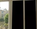 Black Vinyl Glass Window Paper Marble Kitchen Cabinet Sticker Sheet for Smooth Surfaces. 