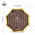 100,000 Rupees Money Saving Box – 1 Lac Target Wooden Chart with Cash Slots – Challenge Box for Adults & Children I Saving Box I Saving Money Box I Saving Box For Money I 100000 Saving Box | 1 Lakh Saving Box I Lifestyle Glory Wooden Saving Box. 
