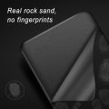 (Free Tempered Glass) Biruiqu For Infinix Hot 8 Anti Shock Slim Soft【Sandstone】Shell Phone Cover Case. 