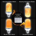 LED Flame Bulb with 3 different modes 9 Watt, Yellow Flickering Lamp With Upside Down Effect, LED Dynamic Flame Effect Light, Indoor and Outdoor Home Decoration Flame Blub, Summer Flame LED Flame Light Bulb. 