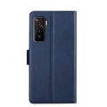 For vivo iQOO 5 5G Ultra-thin Voltage Side Buckle PU + TPU Leather Phone Case. 