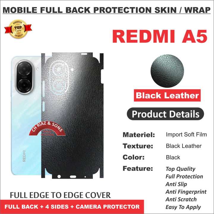 Redmi%20A5%20FULL%20BACK%20360%20premium%20Protection%20Skin%20Wrap%20/%20Protection%20Sticker%20With%204%20sides%20and%20camera%20Protection%20full%20cover%20Premium%20Quality%20-%20Image%204