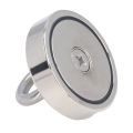 High Power Magnet, Super Fishing Magnet Powerful with Ring for Pulling Lifting. 