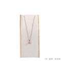 High-end Jewelry display Stylish Solid wood Black Necklace stand Curved design Beige Bracelet holder for Retail stores Home. 