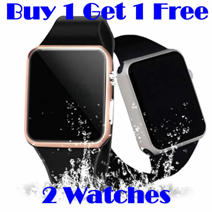 Pack%20of%202%20Digital%20Watch%20Electronic%20Watch%20Led%20Watch%20Band%20Watches%20-%20Image%204