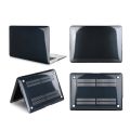Hardshell Case Cover For Apple Macbook Air 13 Inch A1369 A1466 - Black & Transparent. 