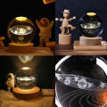 3D Crystal Ball  Night Light 60mm Size– LED Lamp for Bedroom, Home Décor, Gift Idea. 
