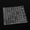100xTransparent Self-Adhesive Rubber Feet Semicircle Bumpers Door Buffer Pad fyg. 