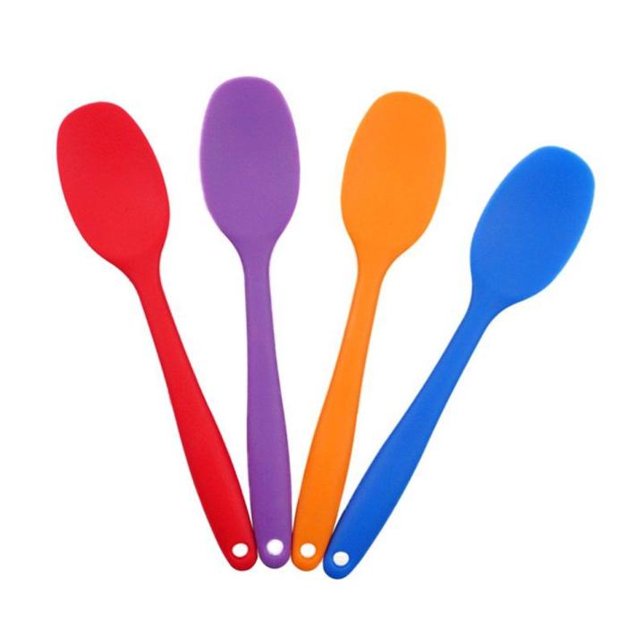 Silicone Mixing Spoon With Hygienic Solid Coating