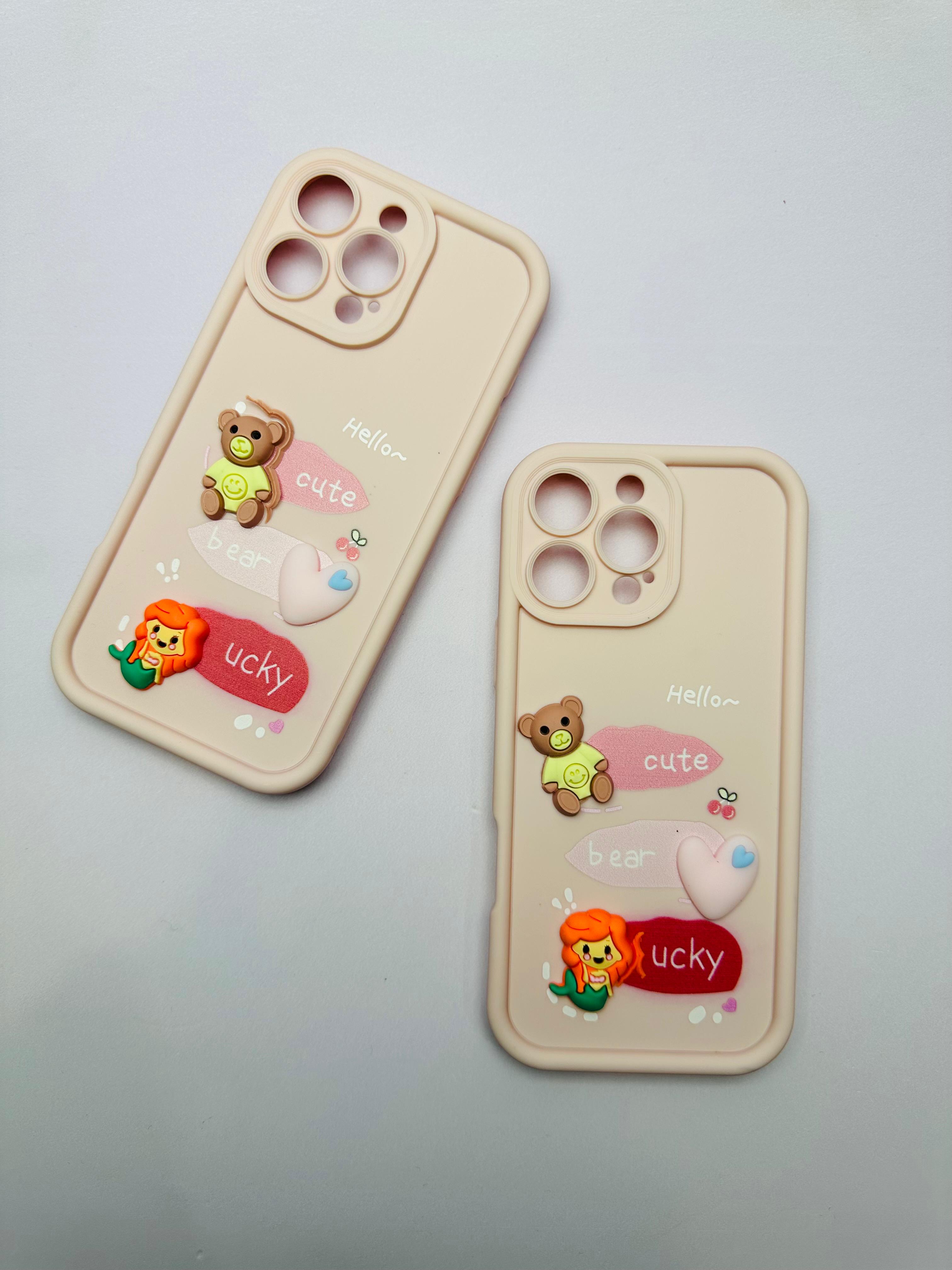 Lahore Mobile Case for Iphone 16 Pro Girls Back Cover - Luxerey Back Cover - Creative Lovely 3D Doll -Iphone 16 Pro Dolls Case 5