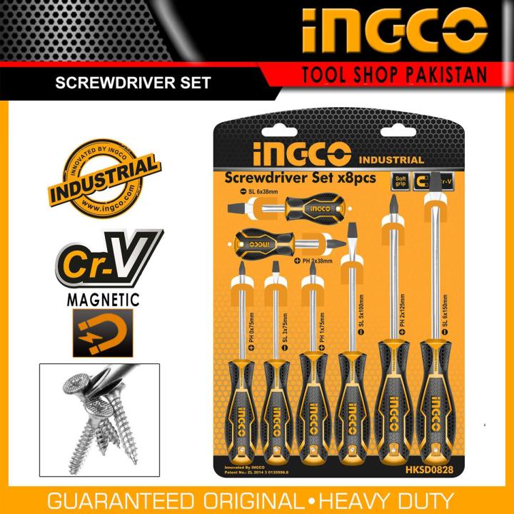 Ingco%20Industrial%208%20Pcs%20CrV%20Material%20%20Magnetic%20Screwdriver%20Set.%20-%20AE%20-%20Image%202