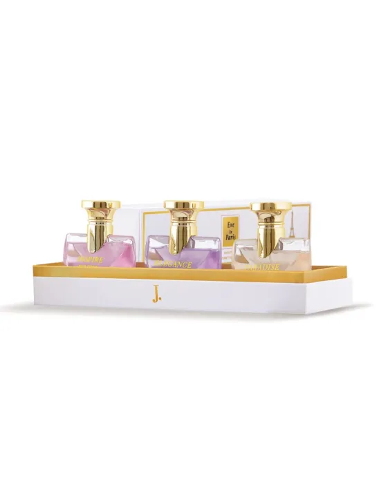 Jonayed X3 J. Junaid Jamshed Eve In Paris Gift Set Gift Set 25 ML x3 Perfume For ...
