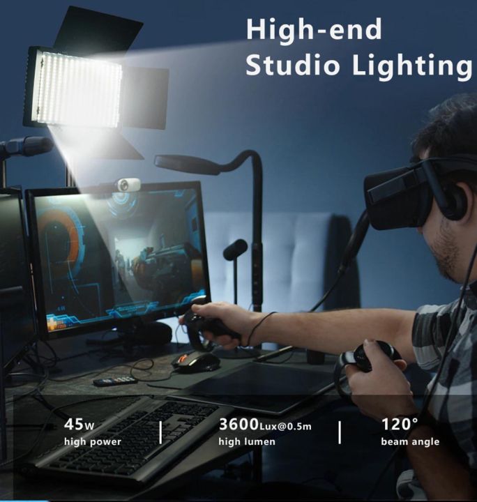 220V%20LED-U800+%20Video%20LED%20LIGHT%20800%20LEDs%20Video%20Camera%20Light%20Bi-color%20Temperature%20Adjustable%20Photography%20DSLR%20-%20Image%208