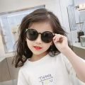 Fashionable Trendy Cat Ear Sunglasses for Kids Children Round Frame UV Protection Sun Glasses Boys Girls Summer Outdoor Eyewear. 