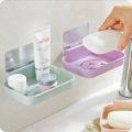 Wall-Mounted Hollow Smile Face Drainage Soap Dish. 