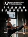 Body Fat Scale Smart BMI Scale Digital Bathroom Wireless Weight Scale, Body Composition Analyzer with Smartphone App with Bluetooth, 396 lbs (deep Black). 