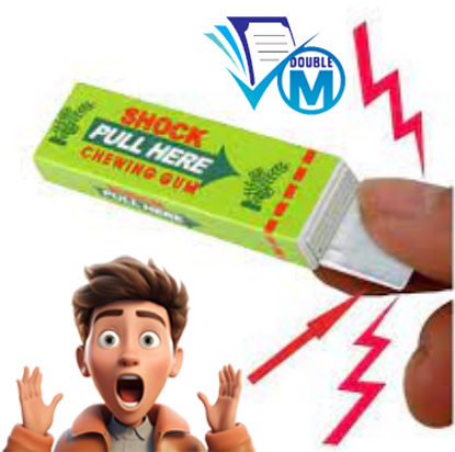 Current Bubble Gum - Electric Shock Bubble Gum -  Chewing Gum Shock - toy