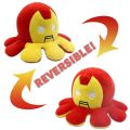 SHIP IN 12HR! Flip Octopus Doll SuperHeroes Plushie Stuffed Toys Spider-Man/iron-man/Batman/Thor/Joker Octopus Double-Sided Flip Doll Reversible Octopus Pop It Toys for Kids Boy Plush Doll Gift-box Birthday For Man Sotong patung dolls octopus squid toy. 