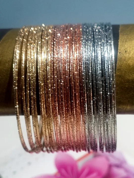 Gold%20&%20Silver%20Color%20Trendy%20Bangles%20Set%20%7C%20Fancy%20Pakistani%20Wedding,%20Mehndi%20&%20Party%20Wear%20Jewelry%20-%20Image%207