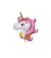 Unicorn Foil Balloon - 29 cm By 46 cm - Foil Balloons - Pink Color - Girls Theme - Pack Of 1 Foil Balloon. 