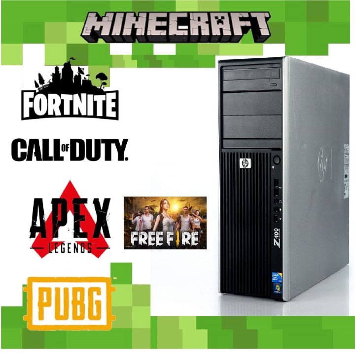 HP Z400 Gaming PC Xeon W3550 3.06 GHz - 16GB Ram - 1TB Hard drive - AMD Radeon 4GB DDR5 Graphic card 3 Games Installed