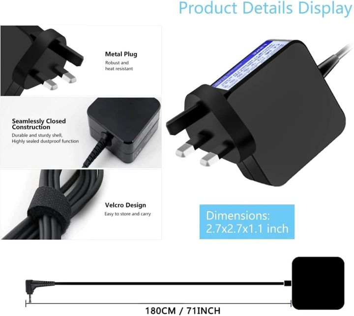 Chromebook%20Charger%20for%20Samsung%20Laptop,%2026W%2012V%202.2A%20Compatible%2011.6"%20Chromebook%203%202;%20303c%20500c%20503c%20Xe500c13%20Xe500c12%20Xe303c12%20Xe503c12%20Xe503c32%20PA-1250-98%20AD-2612AUS%20AC%20Adapter%20Power%20Supply%20-%20Image%206