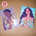 Necklace Display Cards/Custom Necklace Cards for Necklace Set, Earrings, Necklace Jewelry Display Holder for Packing/without holes position ,Jewelry Display Supplies/Custom Earring Cards for Mehndi/Wedding Favors - Packagiing Supplies. 