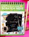 Multi Colourful Rainbow Drawing Scratch Note Book for Kids Pages: 10pages Size: 5by4inch. 