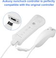 Multibao Nunchuck Controllers for Wii, Remote Nunchuk for Jostick Game Controller Compatible with Nintendo Wii & Wii U Video Game Gamepads. 