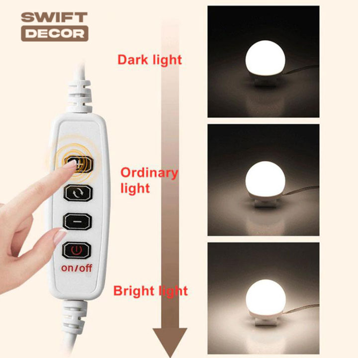 Vanity%20Light%20LED%20Bulbs%20for%20Makeup%20Mirror%20-%20Portable%20Super%20Bright%20Mirror%20Studio%20Glow%203%20Modes%20for%20Dressing%20Table%20-%20White,%20Off%20White%20&%20Yellow%20with%2010%20Bulbs%20Vanity%20Light%20By%20Swift%20Decor%20-%20Image%208