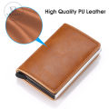 Vocoal Card Holder Men Wallet Money Bag Male Vintage Black Short Purse PU Leather Fashion Wallets Slim Thin Wallets. 