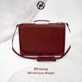 Leather (pu) office executive bag for men laptop and file bags digit lock security mens style breifcase shoulder carry. 