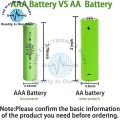 2PCS AAA 1.2V 1000mAh NiMH Rechargeable Battery In Pakistan. 