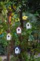 Bird House Set – 4 Pcs PVC Waterproof Outdoor Bird Nesting Boxes for Garden & Balcony. 
