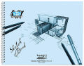 Sketchbook Big  Pad Artist Paper 130 GSM 20 Sheets W 13.5 H 10.75. 