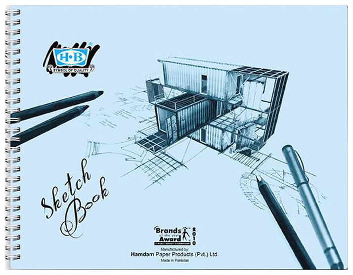 Sketchbook Big  Pad Artist Paper 130 GSM 20 Sheets W 13.5 H 10.75