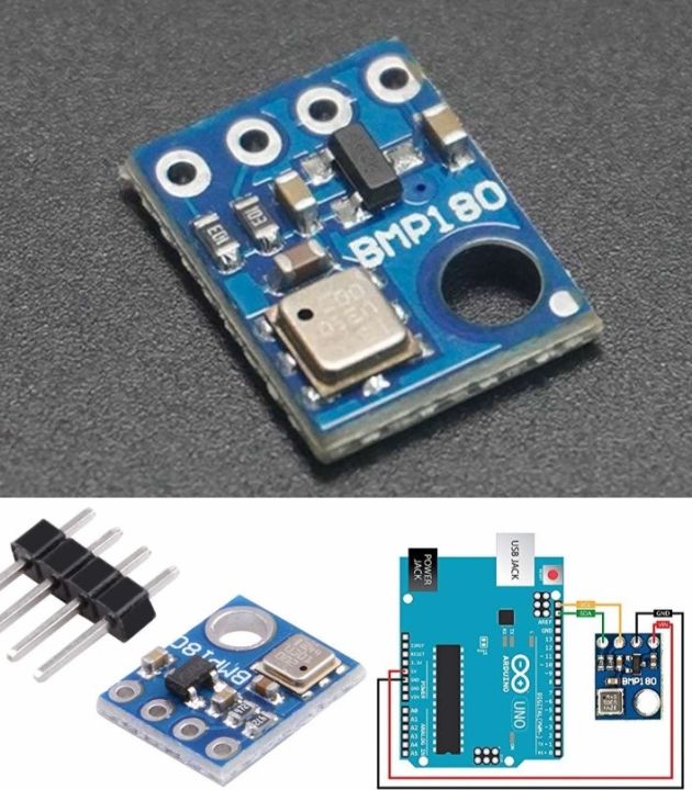 BMP180 Barometer Air Pressure Temperature Altitude Sensor arduino