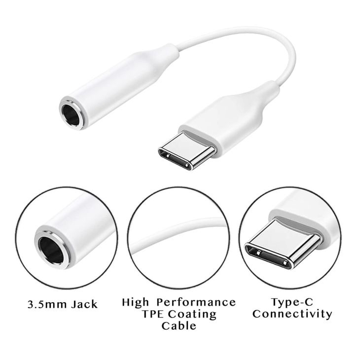 Samsung Type C to 3.5 mm Jack Original- For Samsung and All Android Phones
