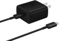 Orignal Samsung 45W USB-C Super Fast Charging Wall Charger - Black. 