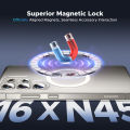 UGREEN Crystal Clear Original Series Magnetic Mobile Phone Case Magnetic Type Transparent for Samsung S25 Ultra Case. 