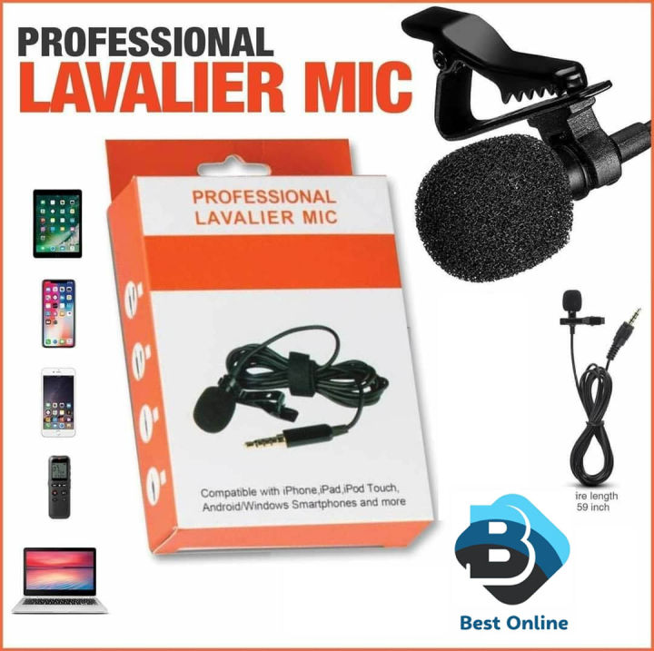 PROFESSIONAL%20LAVALIER%20MIC%20/%203.5%20mm%20Clip%20Tie%20Collar%20Microphone%20(1.5%20M)%20-%20Image%203