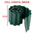 9m Garden Plastic Green Lawn Edge Edging Border Fence Grass PP Wall Roll Path. 