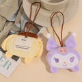 【ETOP】Cute Cartoon Sanrio Melody Name Distinction Plush Pendant Name Tag Canvas Bag Schoolbag Pendant. 