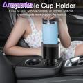 Expandable Base Car Cup Holder Car Cup Holder Large Diameter Rotatable Stable Base Elastic Card Position Adjustable Water Bottle Expander Adapter Car Accessories Cars Expandable Base Cup Holder. 