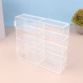 1:64 Scale Car Model Storage Box 8 Slot Clear Display Shelf Toy Car Dustproof Storage Container For Toys Collection. 